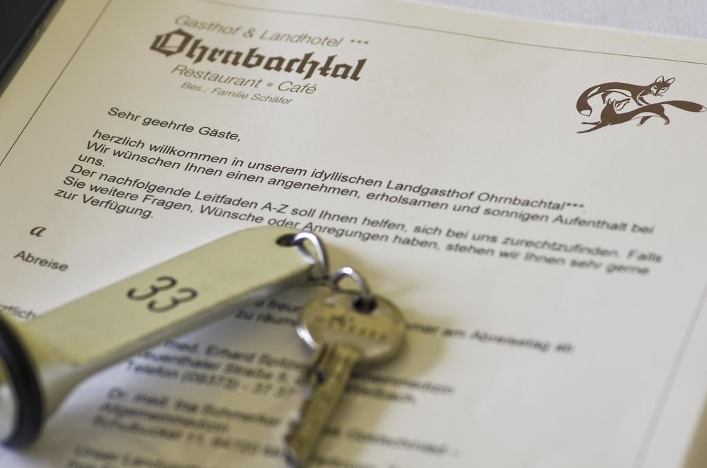 Gasthof & Landhotel Ohrnbachtal Weilbach Екстер'єр фото
